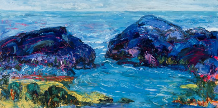 Untitled, oil on canvas, by Marius Starkey
