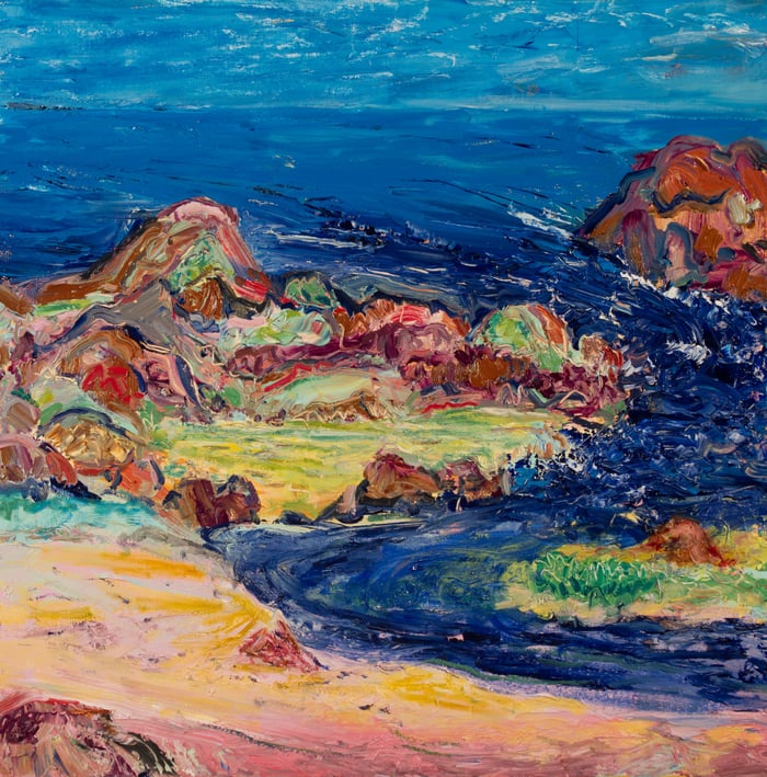 Untitled, oil on canvas, by Marius Starkey