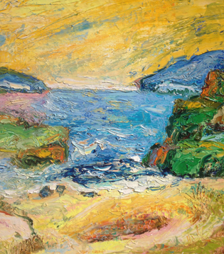 Marius Starkey - San Francisco Seascape - Oil on Canvas - 30"x30" 